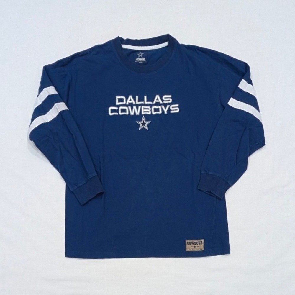 Dallas Cowboys Authentic Apparel Men's Navy Long Sleeve T-Shirt Size Large